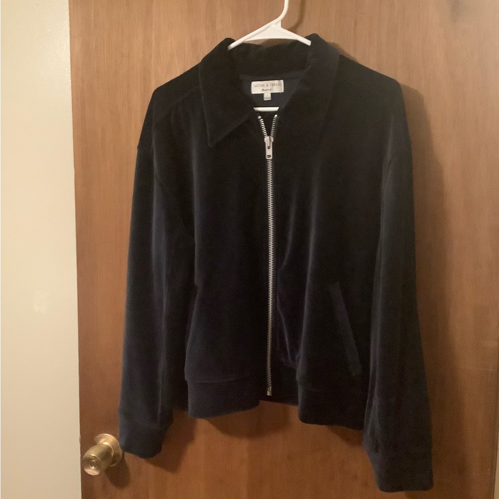 Texture and Thread by Madewell velvet jacket